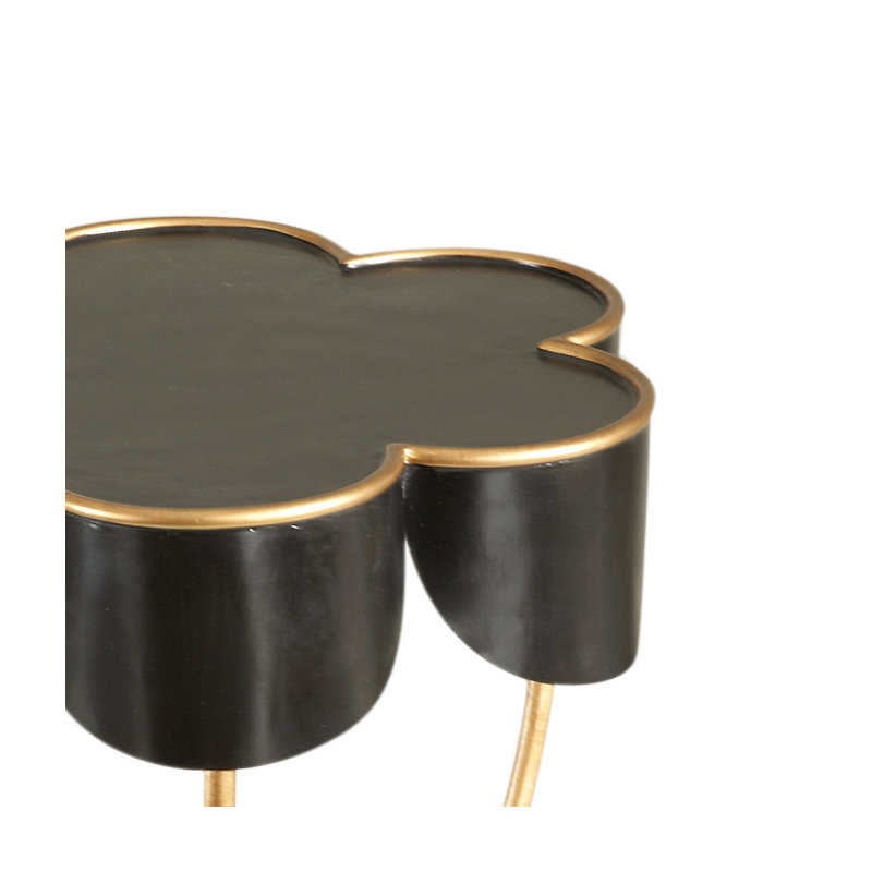 Seville End Table, Gold