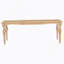 Table de salle à manger rectangulaire 1 pièce sans chaise