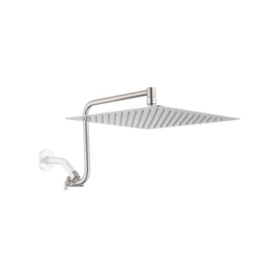 Tête de douche à pluie haute pression à bras réglable 12 pouces TopCRAFT