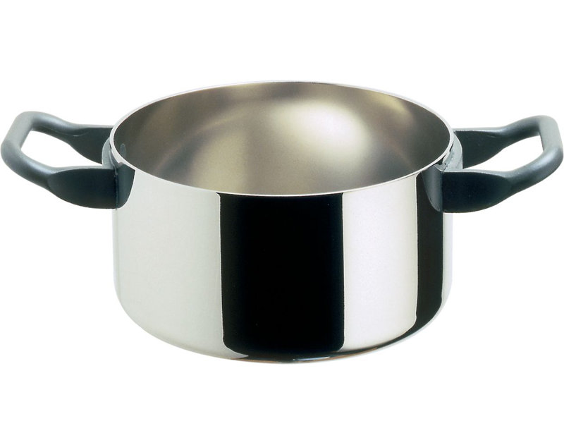 Small Stainless Steel and Copper Casserole with Handles