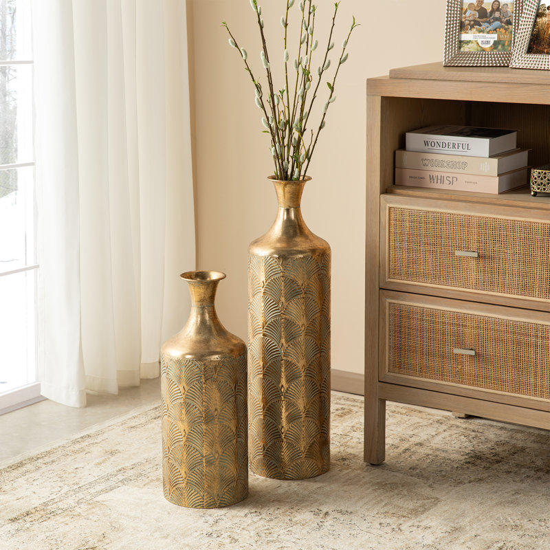 Vases de plancher en métal