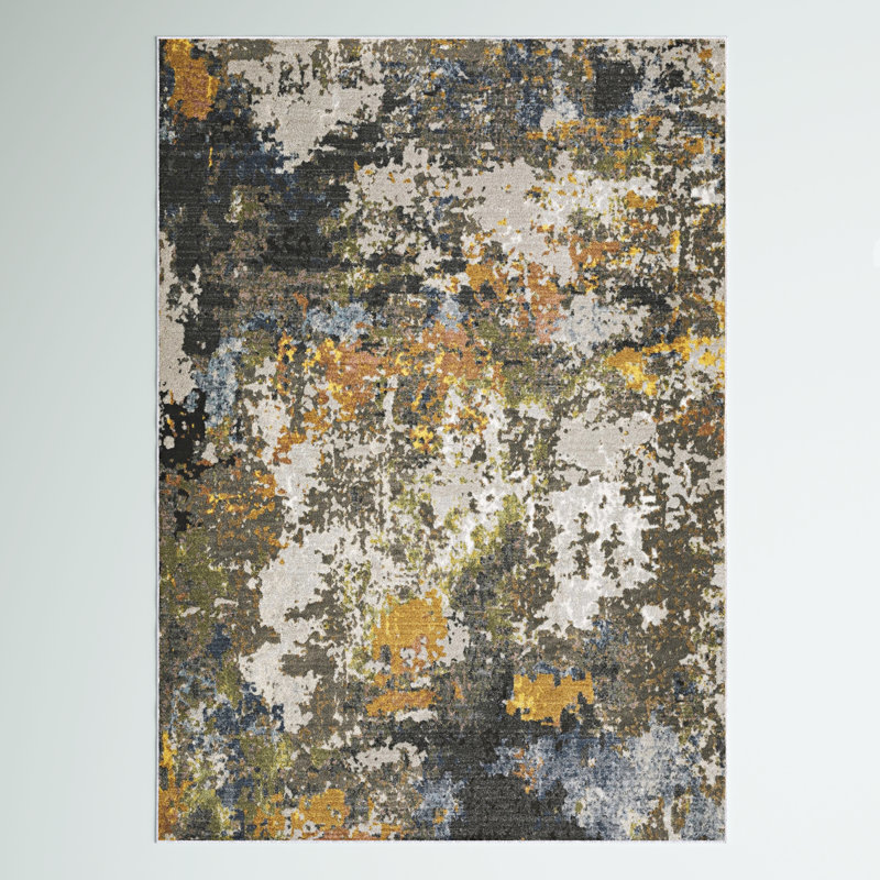 Belinda Abstract Indoor Rug, Rectangle 7'10" x 10'10"