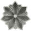 Fluted cake pan cake tin star