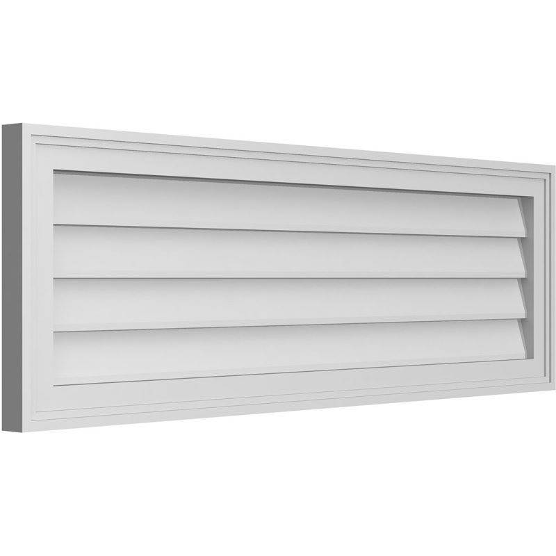 Cadre en brique, brun clair apprêté, H 14 po x l 42 po x P 1,5 po