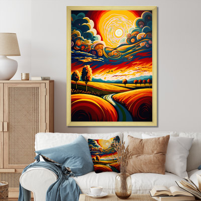 Narisa " Radiating Sun Over The Plains I "