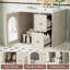 Meuble-lavabo mural simple 24 po avec comptoir en céramique 24 po-811634102