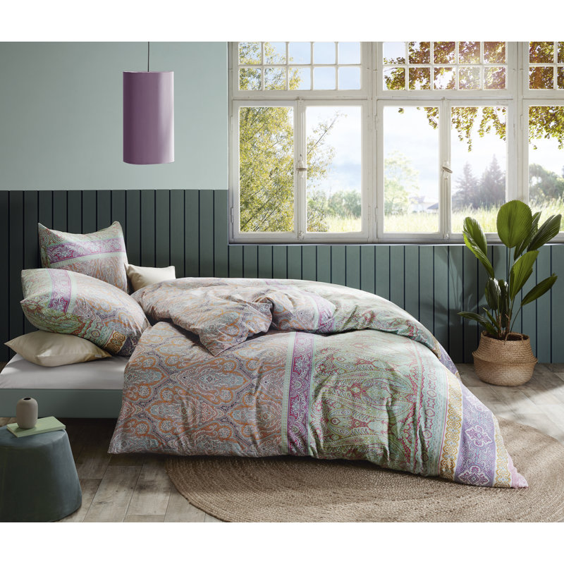 Duvet Cover Set, 155 x 220 cm - 1 Pillowcase (80 x 80 cm), Mint