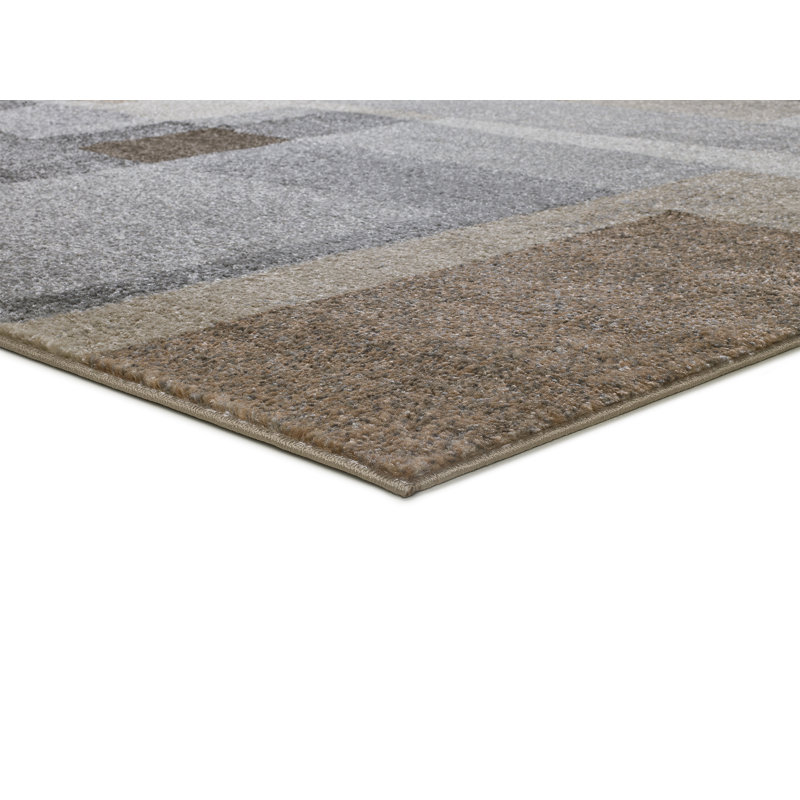 Adelric Abstract Machine Woven / Power Loomed Area Rug, Rectangle 160 x 230cm