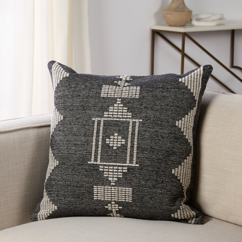 Coussin 100% coton Cinar, Housse de coussin seulement - sans coussin