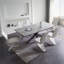 Modern Dining Table Butterfly Leaf Set with "Z" Chairs for 6-91446757-85897302
