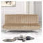 Canapé-lit futon contemporain avec structure en bois d'ingénierie et pieds en métal-613056212