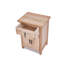 Jaquez 40cm W Solid Wood Bedside Table