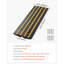 Rampe de bordure en caoutchouc 48,8 x 16,1 x 2,6 po, paquet de 2, capacité de charge de 33069 lb, rampe de pont d'entrée noire avec bandes réfléchissantes