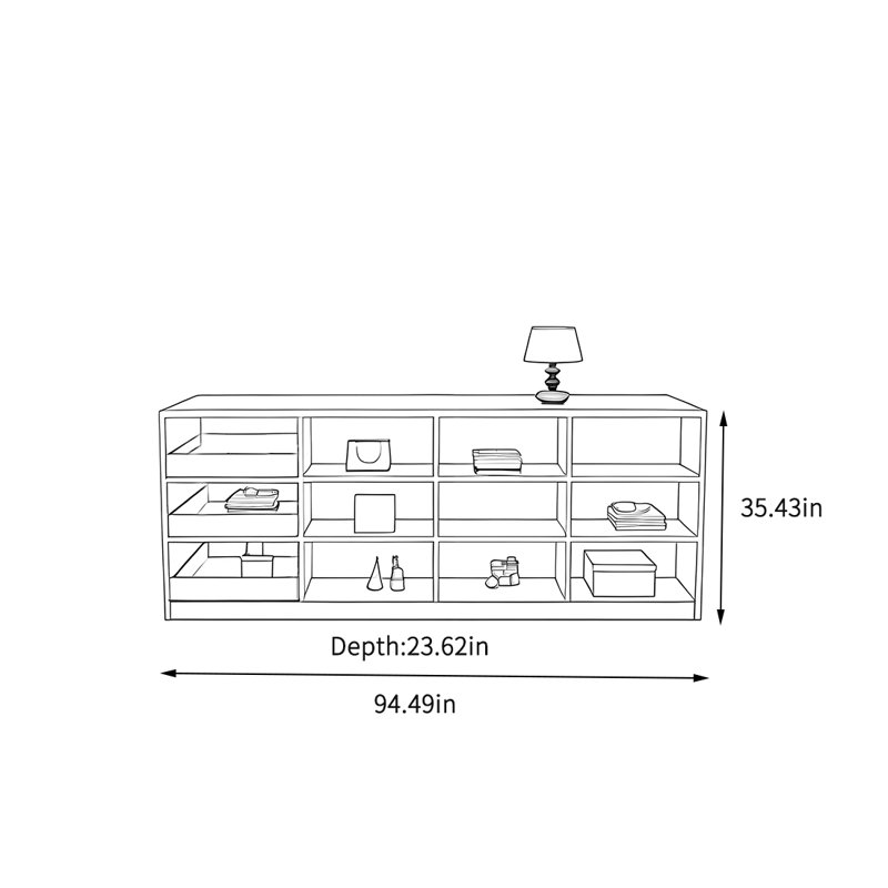 Vitrine à double face pour magasin de vêtements, Crème, crème