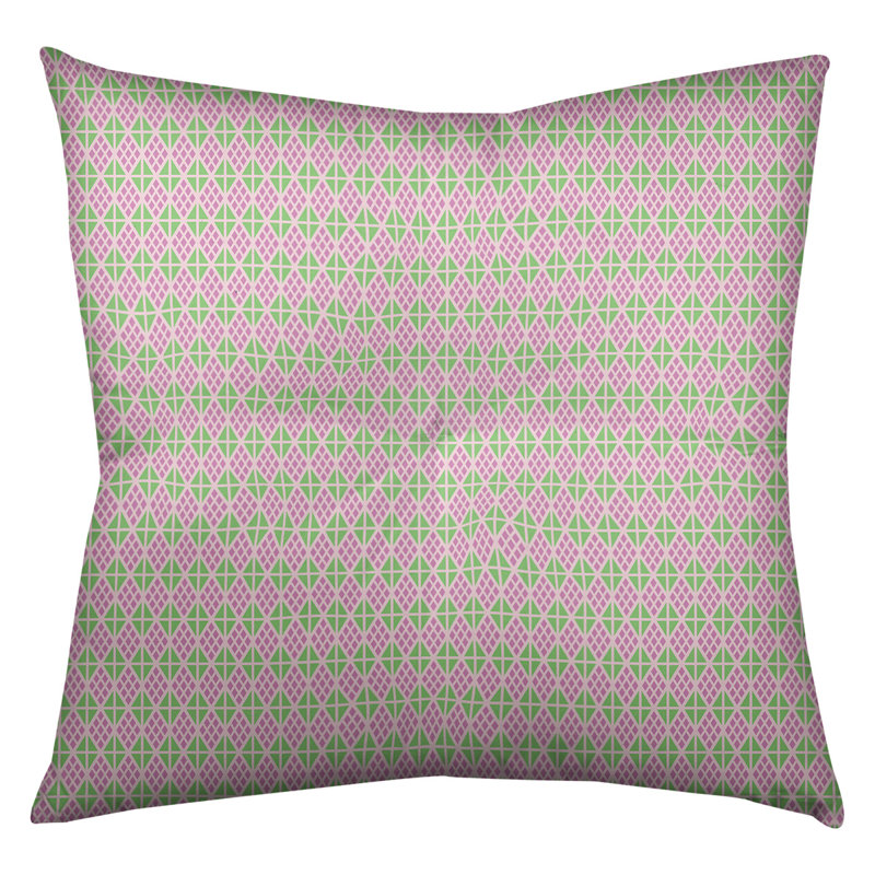 Coussin de sol Katelyn Elizabeth, 26 po x 26 po, Rose et pastel