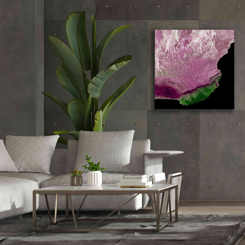 'Earth as Art: The Dhofar Difference,' Canvas Wall Art, 37" H x 37" W x 0.75" D