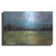  «Abstract Aqua Sky Landscape» par Jean Plout, art mural en métal, 36 po x 24 po-131628316