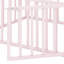 Metal Floor Bed Frame With Fence And Door-537394766