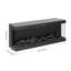 Latitude Run Black Electric Fireplace with 5120 BTU-586969775
