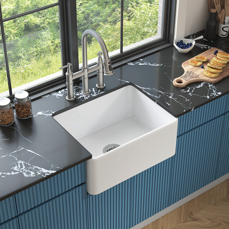 Farmhouse Sink Deep Apron Sink Undermount Farmhouse Kitchen Sink Single Farm Sink
