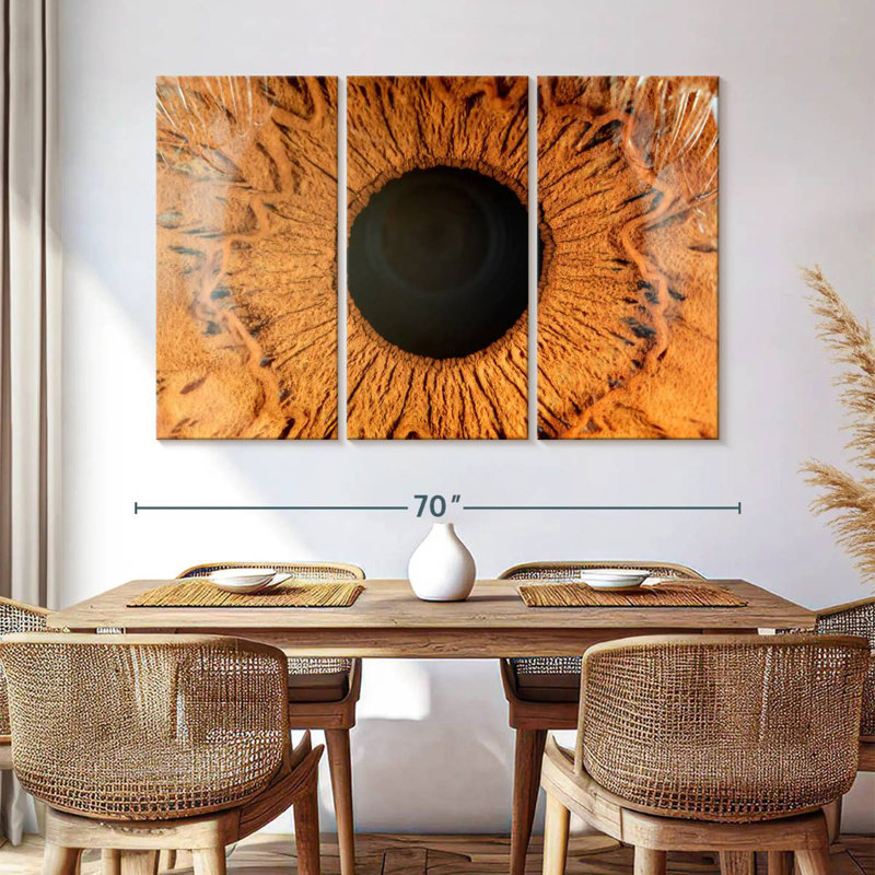 Alcaraz Brown Iris, 42" H x 65" W