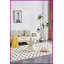 Table basse ronde Milk White avec plateau mobile et rangement
