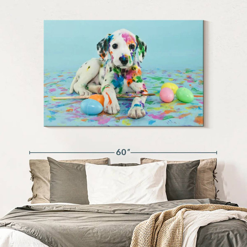 Brampt Easter Dalmatian Puppy, 34" H x 51" W
