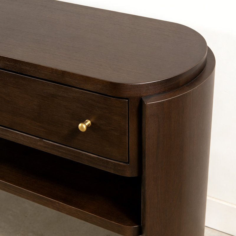 Retro Multifunctional Practical Console Table, 35.43" H x 70.87" W x 15.75" D