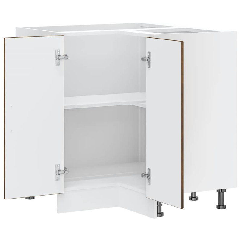 Armoire de cuisine en bois d'ingénierie vidaXL, Chêne fumé
