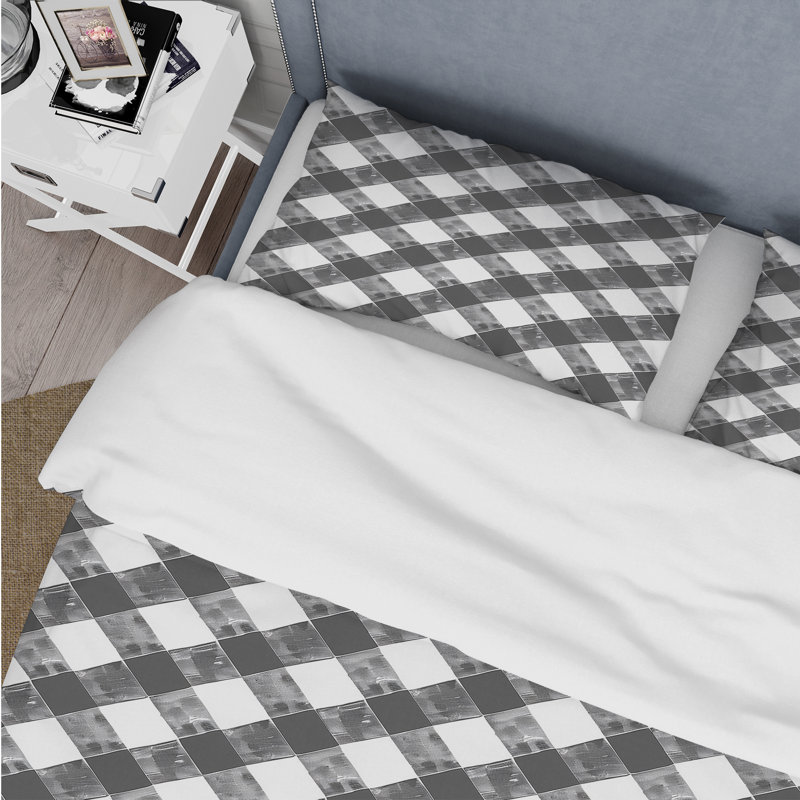 Ensemble de housse de couette Traditional, Housse de couette simple et deux taies décorative