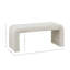 Banc Boucle crème l 42 po