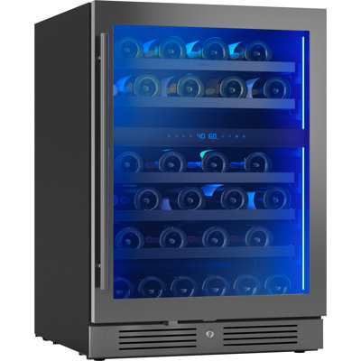 Zephyr Presrv 24"" 45-Bottle Dual Zone Wine Cooler -  PRW24C02CBSG