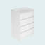 Buffet de rangement 25,59 po avec 4 tiroirs Aaren-1279599817