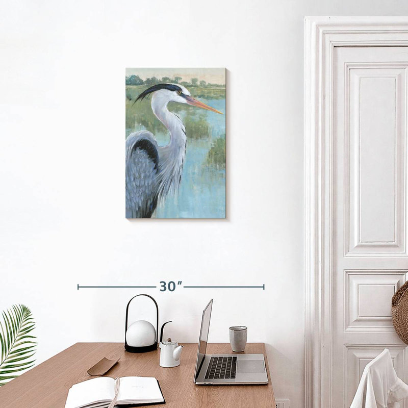 Brampt Blue Heron Portrait II, 24" H x 16" W