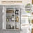 Darquan 23'' W 27.5'' H Surface Framed Medicine Cabinet Mirror 8 Adjustable