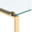 Orion Glass Top Metal Base Writing Desk-33064539