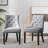 Tufted Upholstered Gray Dining  Chair -749856963
