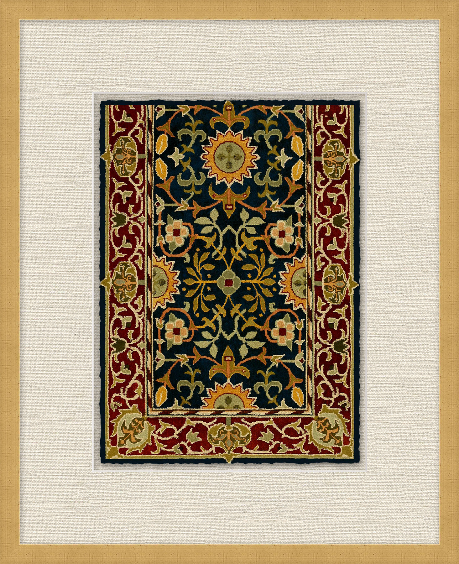 Wendover Art Group Persian Pattern 5 - Picture Frame Print | Wayfair