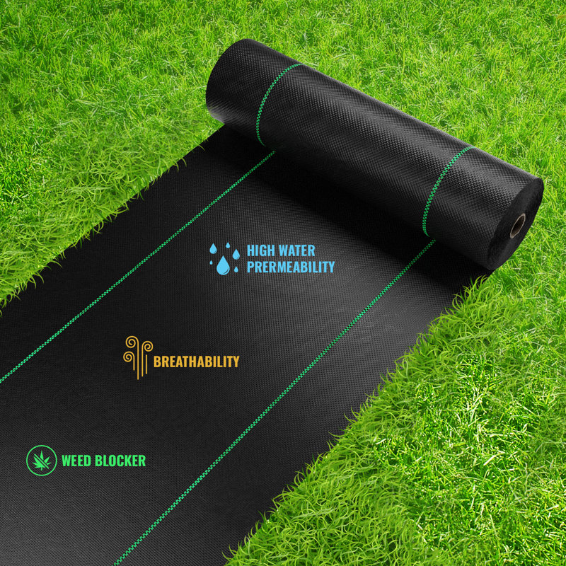 Préventeur de mauvaises herbes Pro Garden, H 48 po x l 2400 po x P 0,66 po
