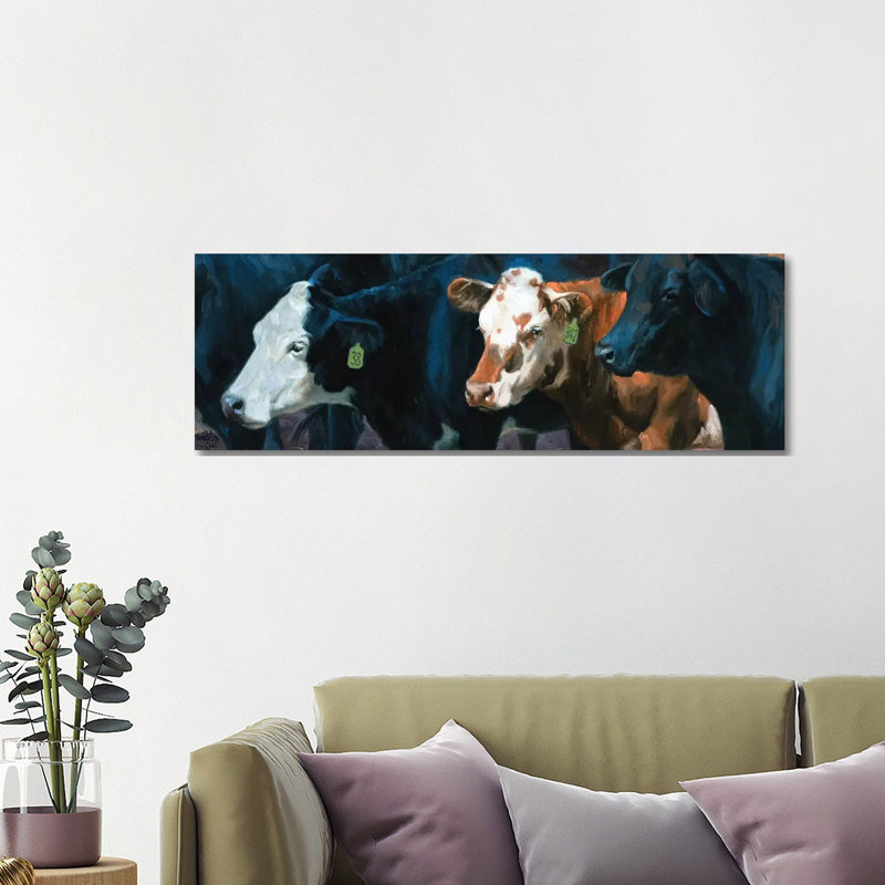 The Gossips by Jack Sorenson - Wrapped Canvas Panoramic Print, 40.64cm H x 121.92cm W x 1.905cm D