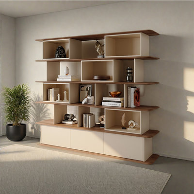 Bibliothèque au sol de style français
