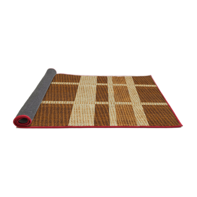 Tapis brun Antonnette, Rond 6 pi