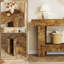 Console 63 po avec rangement ouvert-725391201
