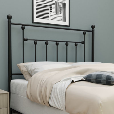 Vintage Black Headboard by August Grove