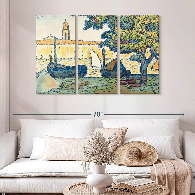 Mehar Saint-Tropez Le Port de Saint-Tropez, H 32 po x l 50 po