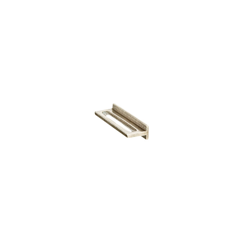 Tab Finger Pull, White Bronze Brushed