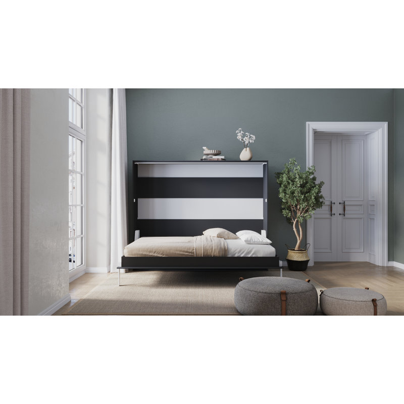 Rechell Bed, Anthracite, European Kingsize (160 x 200cm)