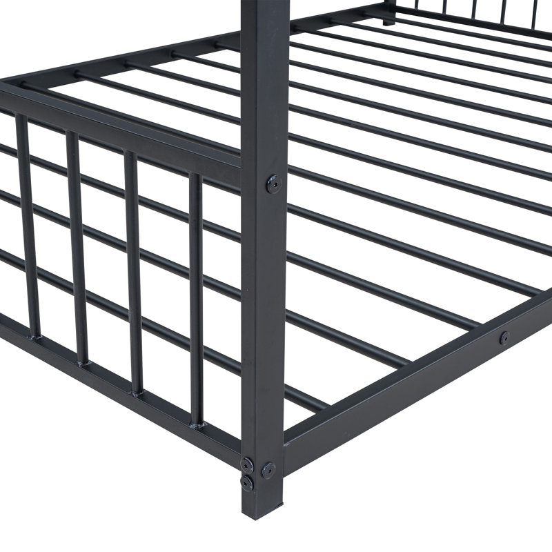 Alifonso Metal Daybed, Black, Full