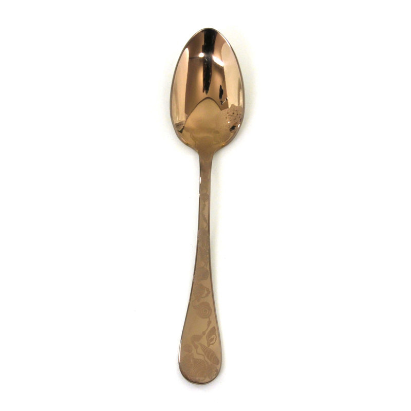 Venere Stainless Steel Dessert Spoon, Bronzo