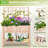 Jovonne Wood Raised Garden Bed with Trellis